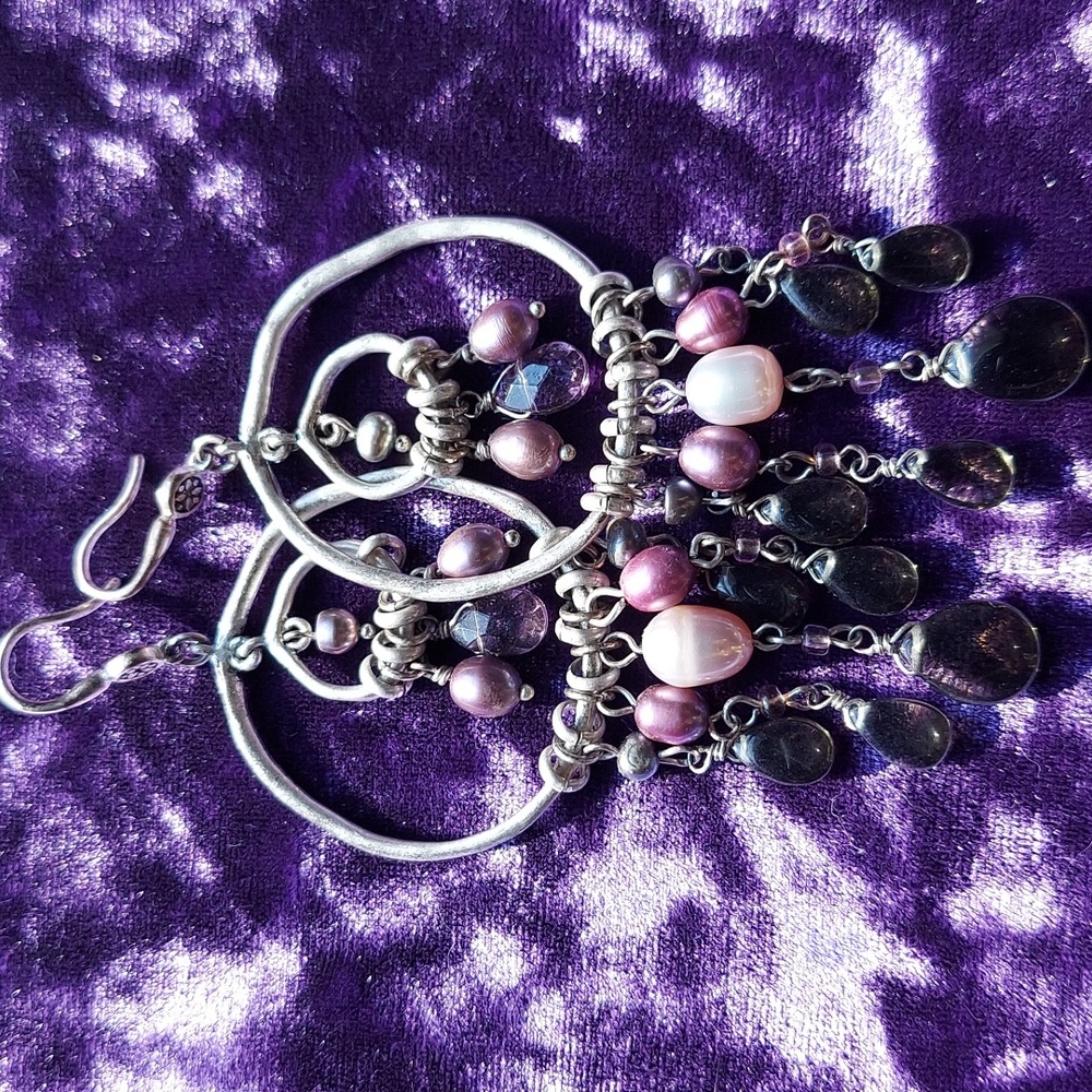 Women's Dangle Earrings - Picture 5 of 5